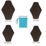 Bamboo Charcoal Pad Factory - Antibacterial Reusable Menstrual Set