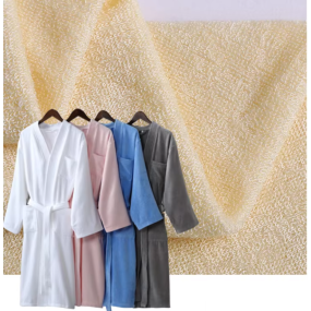 Bamboo Fiber Fabric Supplier - 260gsm White Terry Knit