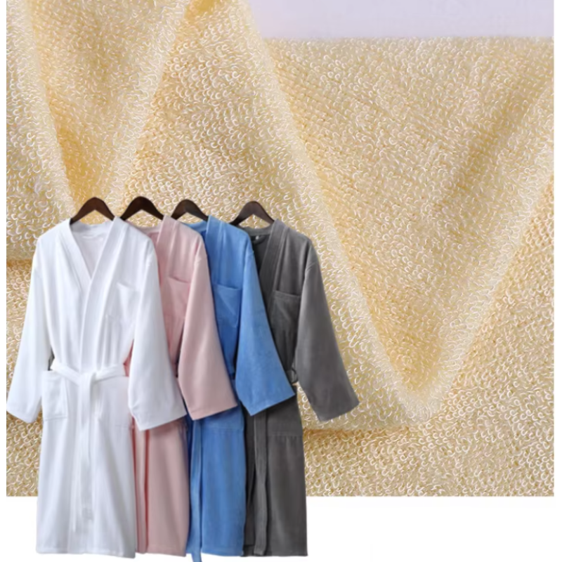 Bamboo Fiber Fabric Supplier - 260gsm White Terry Knit