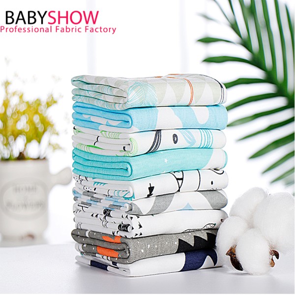 Cotton Jersey Fabric Supplier - Colorful Printed Baby Play Mat