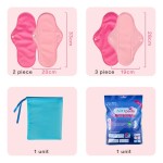 Cloth Sanitary Napkins Factory - 6pcs Waterproof High Absorbency
