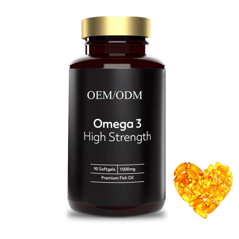 OEM/ODM Vegan Omega 3 Supplements EPA DHA Algae Oil Softgel Capsules EPA DHA omega 3 Fish Oil Softgel