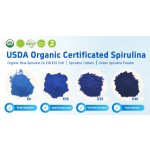 OEM Phycocyanin Blue Majik E6 E18 E25 E40 Organic Certified Blue Spirulina Powder for Sale