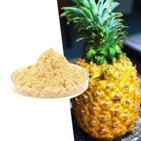 Bromelain Enzyme Powder Pineapple Food Cosmetic Grade Organic 2500 Gdu/g 5000 Bulk Bromelain