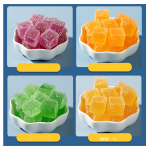 OEM/ODM Customizable Happy Halloween Gummies Plant Extract Candy Sweets