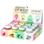 Lip Sleeping Mask Supplier - Wholesale 12pcs/box Turmeric Honey Hydrating