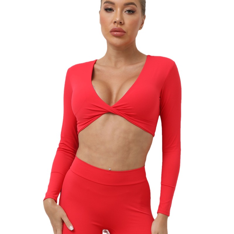 Yoga Wear Supplier - Long Sleeve Crop