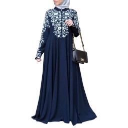 Muslim Dress Supplier - Long Sleeve Floral