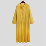 Kaftan Robe Supplier - V Neck Pocket