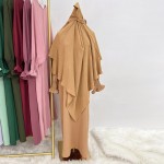 Muslim Dress Set Supplier - 2pcs Crepe