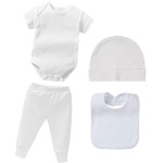 Baby Clothing Set Factory - RTS 4pcs Cotton Newborn Set