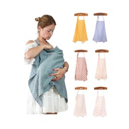 Nursing Cover Supplier - Custom Print Muslin with Hoop