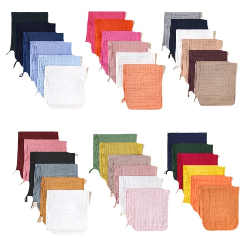 Burp Cloths Manufacturer - Factory Custom Color Muslin Soft