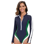 Women Swimwear Factory - Two-Piece Vintage Rash Guard