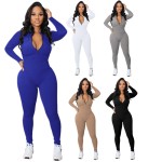 Playsuit Lady Factory - New Square Collar Bodysuit Solid