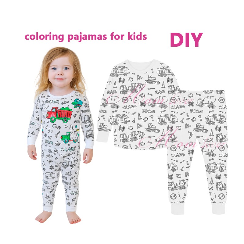 Pajama Set Factory - Happy Christmas DIY Cotton