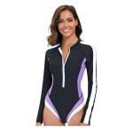 Women Swimwear Factory - Two-Piece Vintage Rash Guard