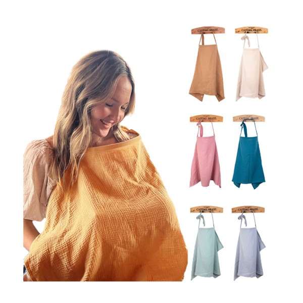 Feeding Blanket Factory - RTS Cotton Muslin with Hoop