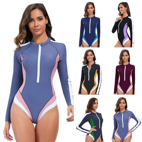 Women Bathing Suit Supplier - One-Piece Slimming Spaghetti Strap