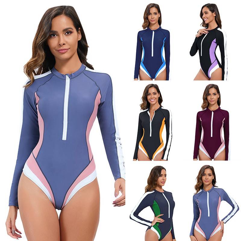 Women Bathing Suit Supplier - One-Piece Slimming Spaghetti Strap