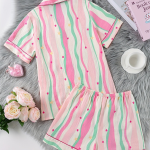 Pajama Sets Factory - Boutique Silk Cotton Summer Lady