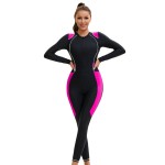 Swimwear Supplier - Long Sleeve Black Fitness Swimwear
