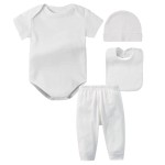Baby Clothing Set Factory - RTS 4pcs Cotton Newborn Set