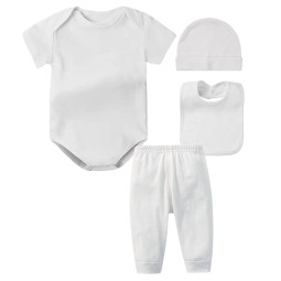 Baby Clothing Set Factory - RTS 4pcs Cotton Newborn Set