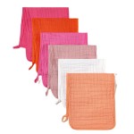 Burp Cloths Supplier - Custom 6-Layer Unisex Muslin