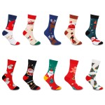Christmas Socks Factory - Cozy Cotton Xmas Crew Socks