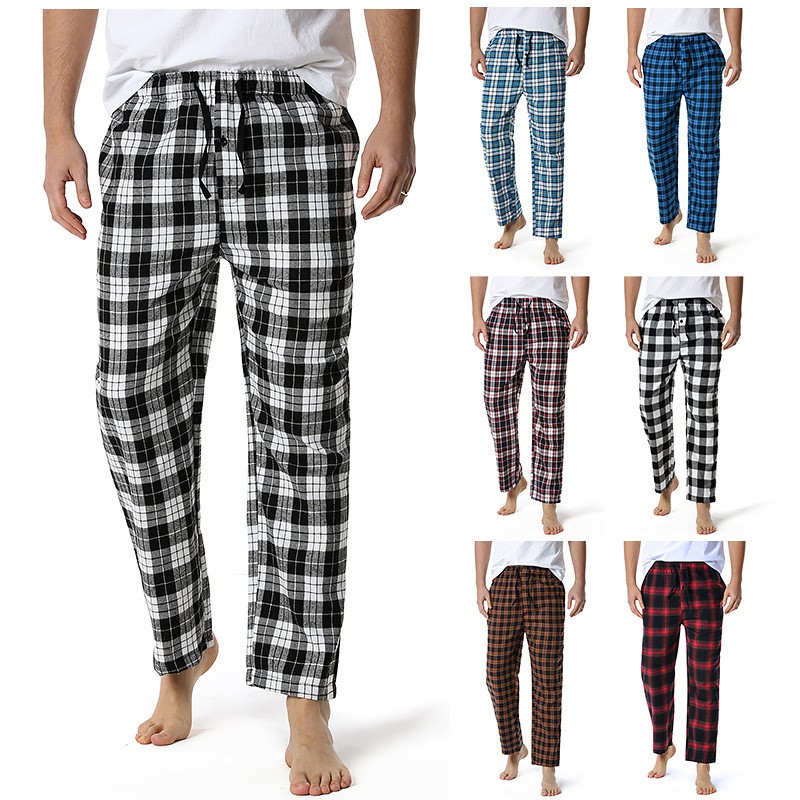 Men Sleepwear Factory - High Quality Flannel Plaid Pants