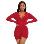 Christmas Pyjama Factory - Sexy Adult Red Long Sleeve