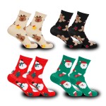 Christmas Socks Factory - Cozy Cotton Xmas Crew Socks