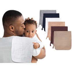 Burp Cloths Supplier - Custom 6-Layer Unisex Muslin