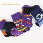 Halloween Socks Manufacturer - Custom Bats Pumpkins Print