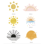 Wall Sticker Factory - Nordic Sun Light