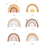Wall Sticker Supplier - Color Rainbow Removable
