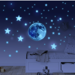 Luminous Sticker Manufacturer - Glow Dark Moon