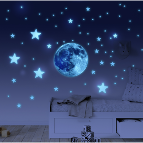Luminous Sticker Manufacturer - Glow Dark Moon