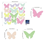 Wall Decals Supplier - Teddy Butterfly Unicorn