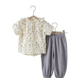 Summer Set Factory - 2pcs Ruffle Shirt