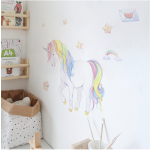 Children Decal Supplier - Unicorn Cloud Castle