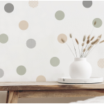 Wall Sticker Factory - Polka Dot Green