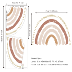 Wall Sticker Supplier - Color Rainbow Removable