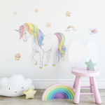Children Decal Supplier - Unicorn Cloud Castle