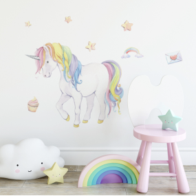 Children Decal Supplier - Unicorn Cloud Castle