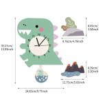 DIY Wall Clock Factory - Dinosaur Pendulum