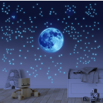 Luminous Sticker Manufacturer - Glow Dark Moon