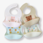 Silicone Bib Factory - Bear Pattern Waterproof