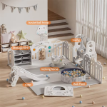 Playhouse Set Supplier - White Swings